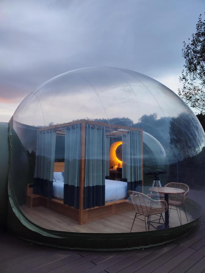 Luzada Glamping Burbujas - Designed For Adults Otel Juances Dış mekan fotoğraf